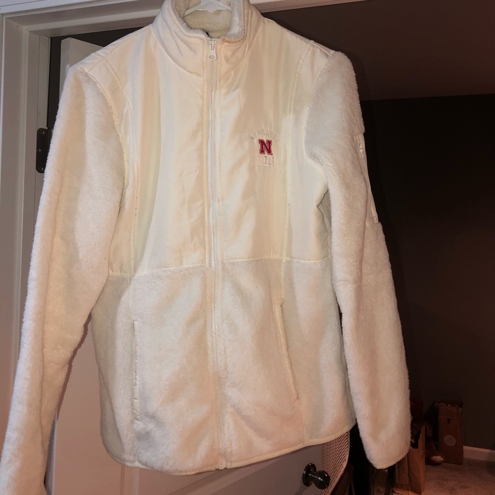White (Ivory) Fleece Nebraska Jacket
